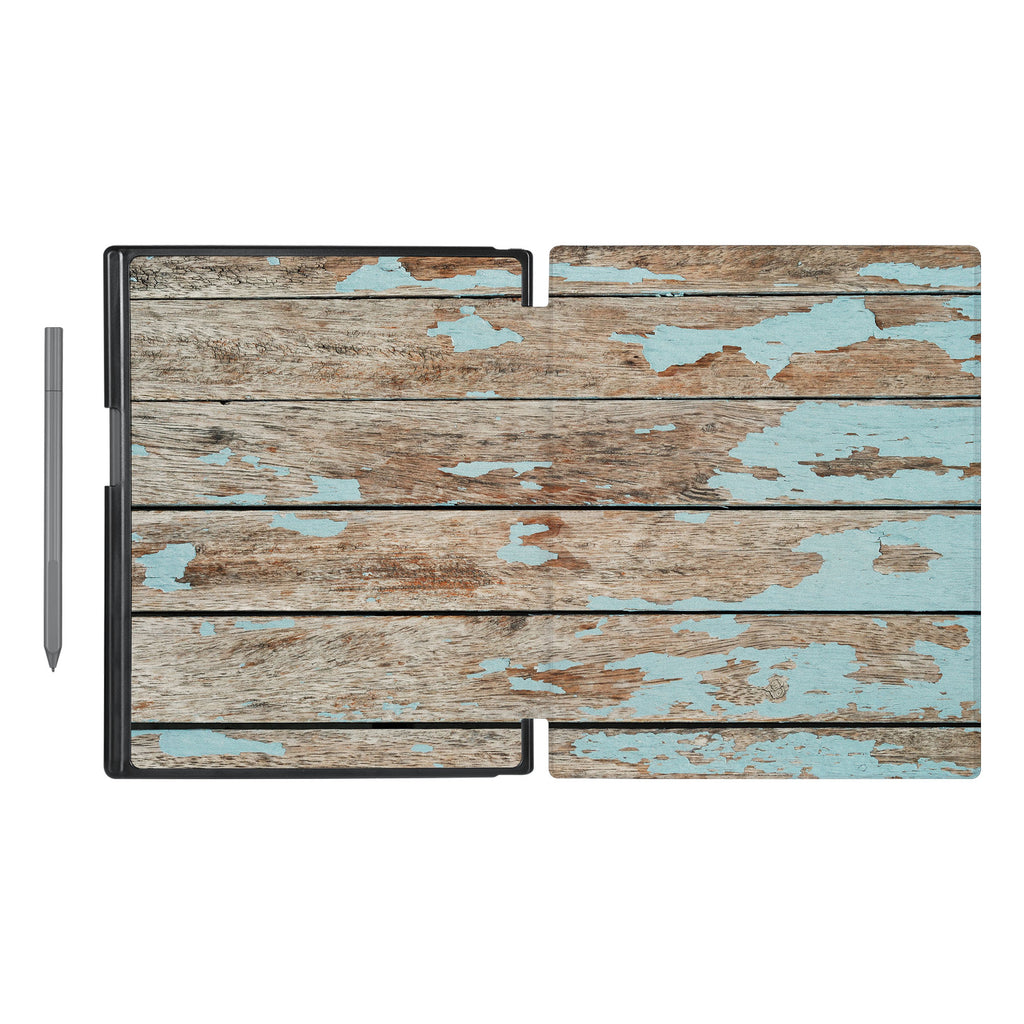 Vista Case reMarkable Folio case with Wood Design has an integrated holder for pen marker  so you never have to leave your extra tech behind. - swap