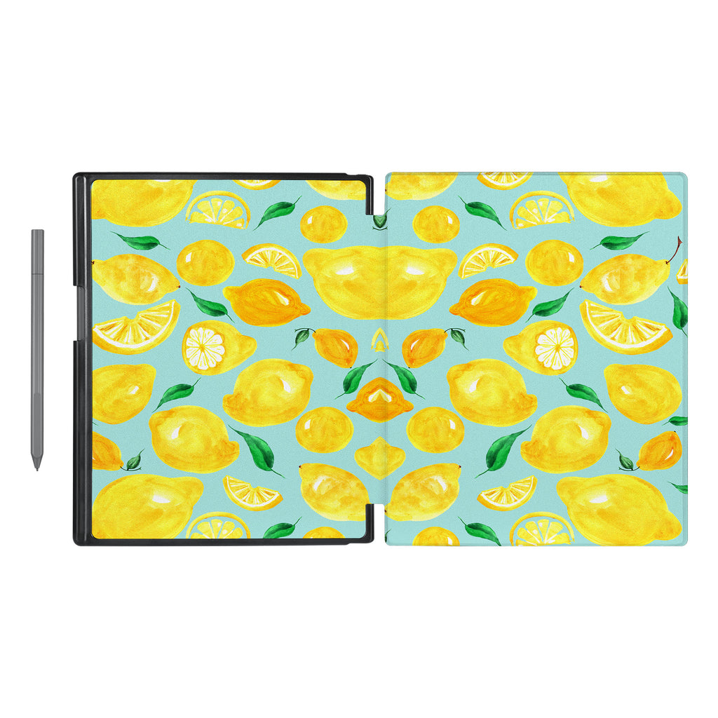 Vista Case reMarkable Folio case with Fruit Design has an integrated holder for pen marker  so you never have to leave your extra tech behind. - swap