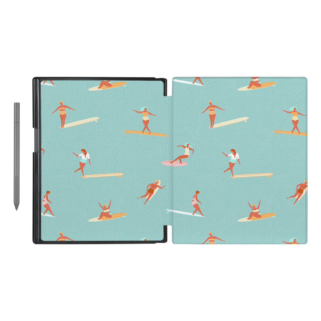 Vista Case reMarkable Folio case with Summer Design has an integrated holder for pen marker  so you never have to leave your extra tech behind. - swap