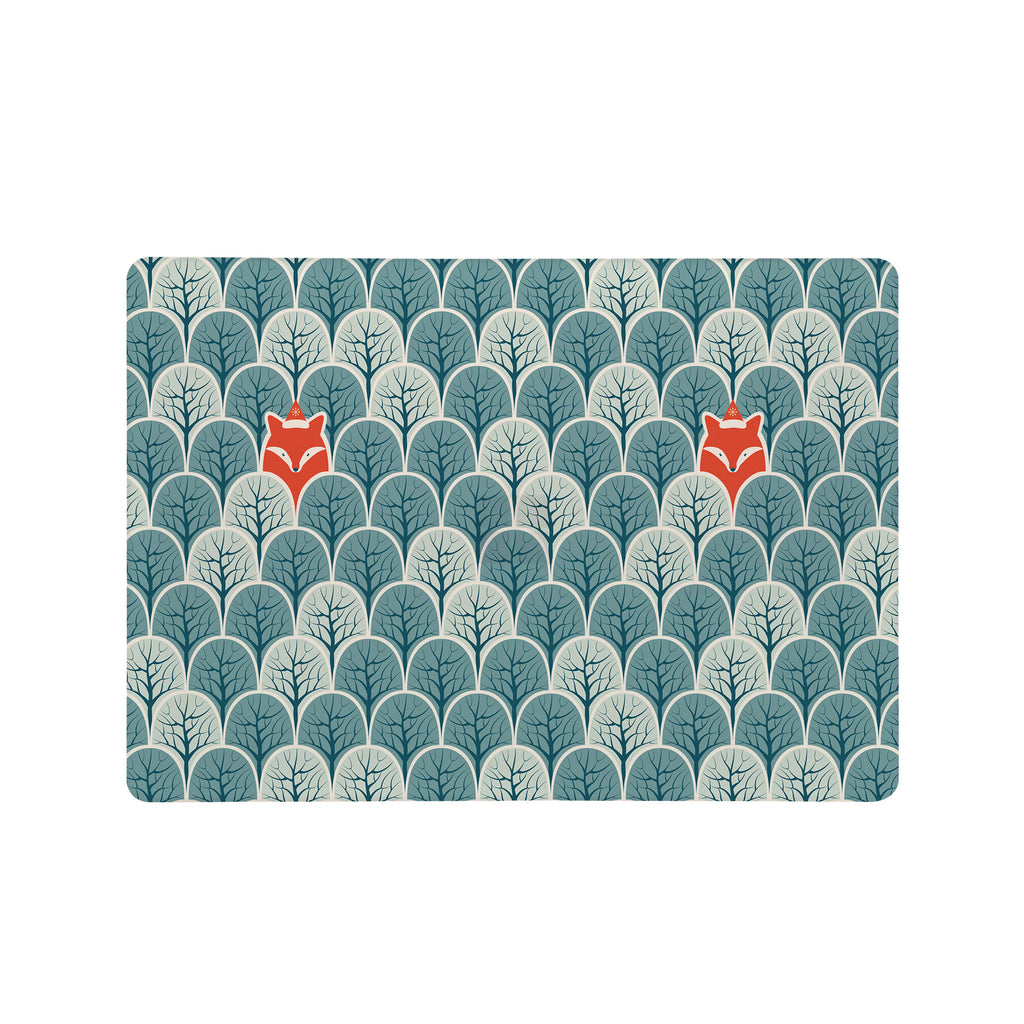 Add your name, company name, signature to this Front Personalized microsoft surface laptop Case Fox Fun design