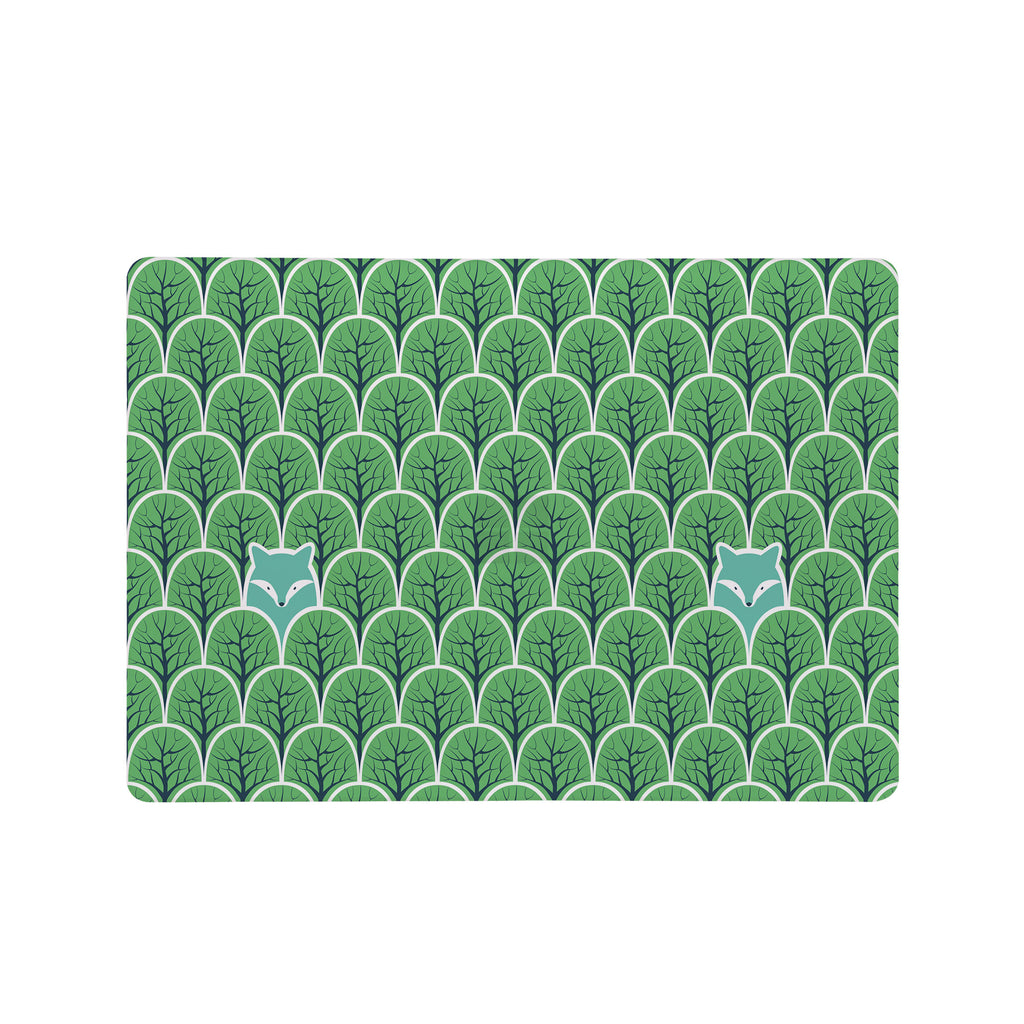 Add your name, company name, signature to this Front Personalized microsoft surface laptop Case Fox Fun design