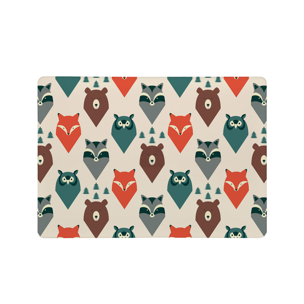 Add your name, company name, signature to this Front Personalized microsoft surface laptop Case Fox Fun design