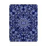 front and back view of personalized iPad case with pencil holder and 04 design