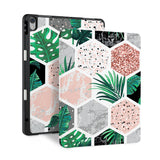 front and back view of personalized iPad case with pencil holder and 03 design