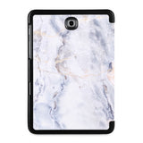 the back view of Personalized Samsung Galaxy Tab Case with Marble design