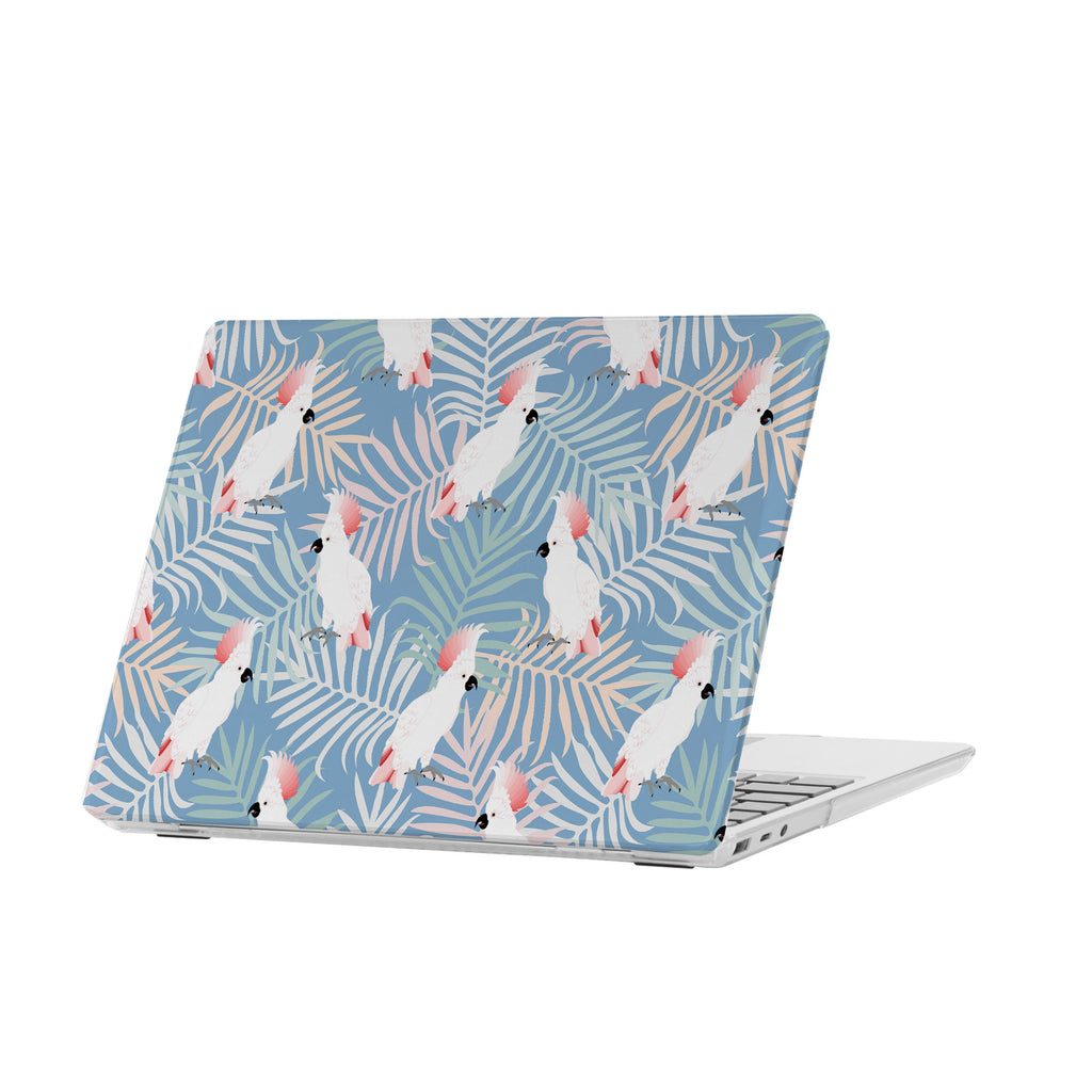 personalized microsoft laptop case features a lightweight two-piece design and Bird print