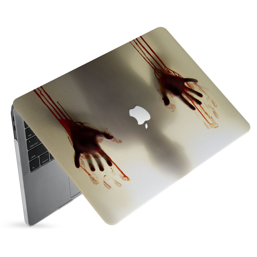 hardshell case with Horror design has matte finish resists scratches