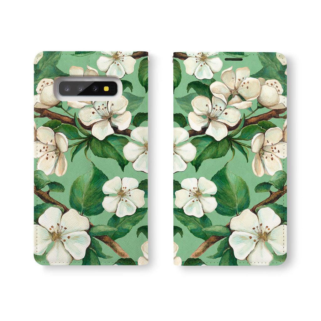 Personalized Samsung Galaxy Wallet Case with Flower desig marries a wallet with an Samsung case, combining two of your must-have items into one brilliant design Wallet Case.
