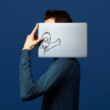 The form-fitting glossy hardshell case with Animated Comedy design