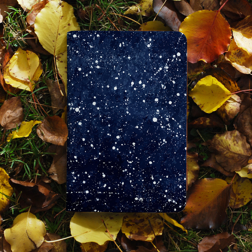 personalized RFID blocking passport travel wallet with Galaxy Universe design on maple leafs