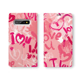 Personalized Samsung Galaxy Wallet Case with Love desig marries a wallet with an Samsung case, combining two of your must-have items into one brilliant design Wallet Case.