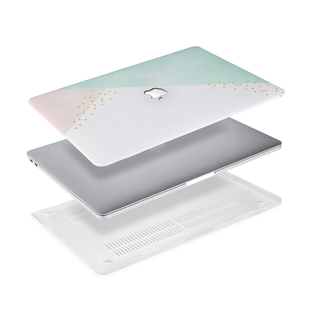 Ultra-thin and lightweight two-piece hardshell case with Geometric design is easy to apply and remove - swap