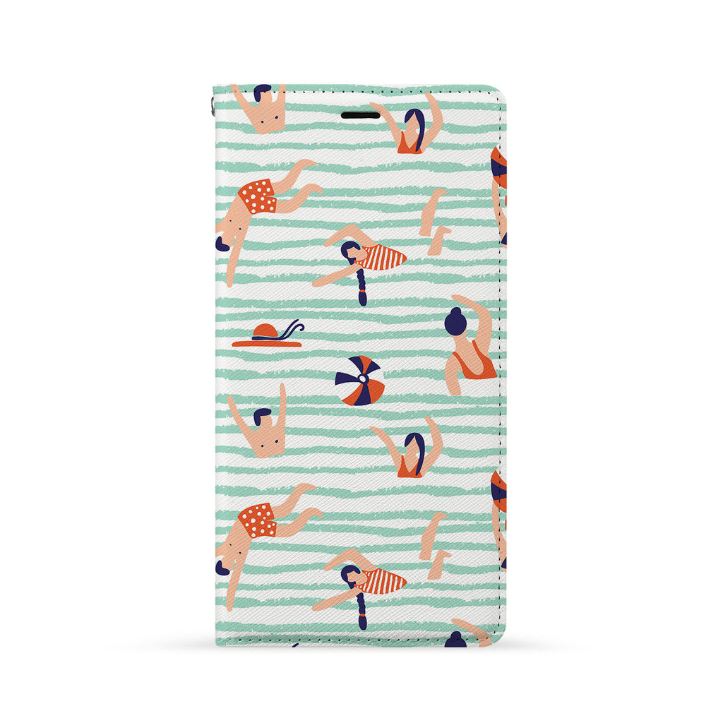 Front Side of Personalized iPhone Wallet Case with 5 design