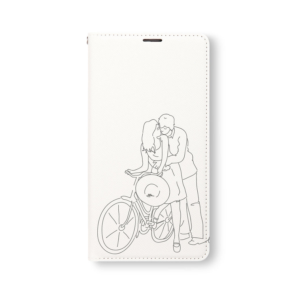 Front Side of Personalized Samsung Galaxy Wallet Case with 2 design