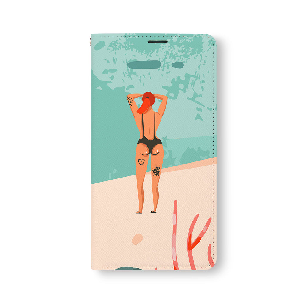 Front Side of Personalized Samsung Galaxy Wallet Case with 8 design