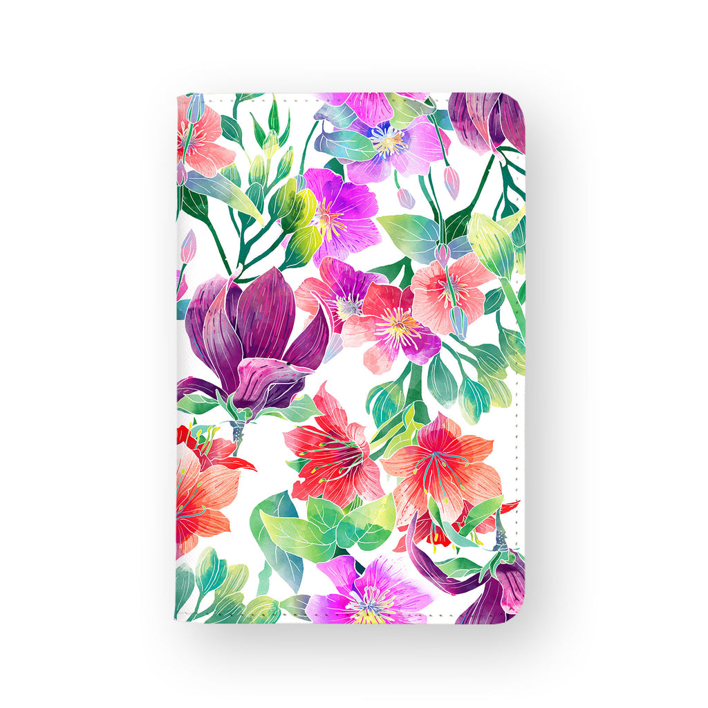 front view of personalized RFID blocking passport travel wallet with 05 design