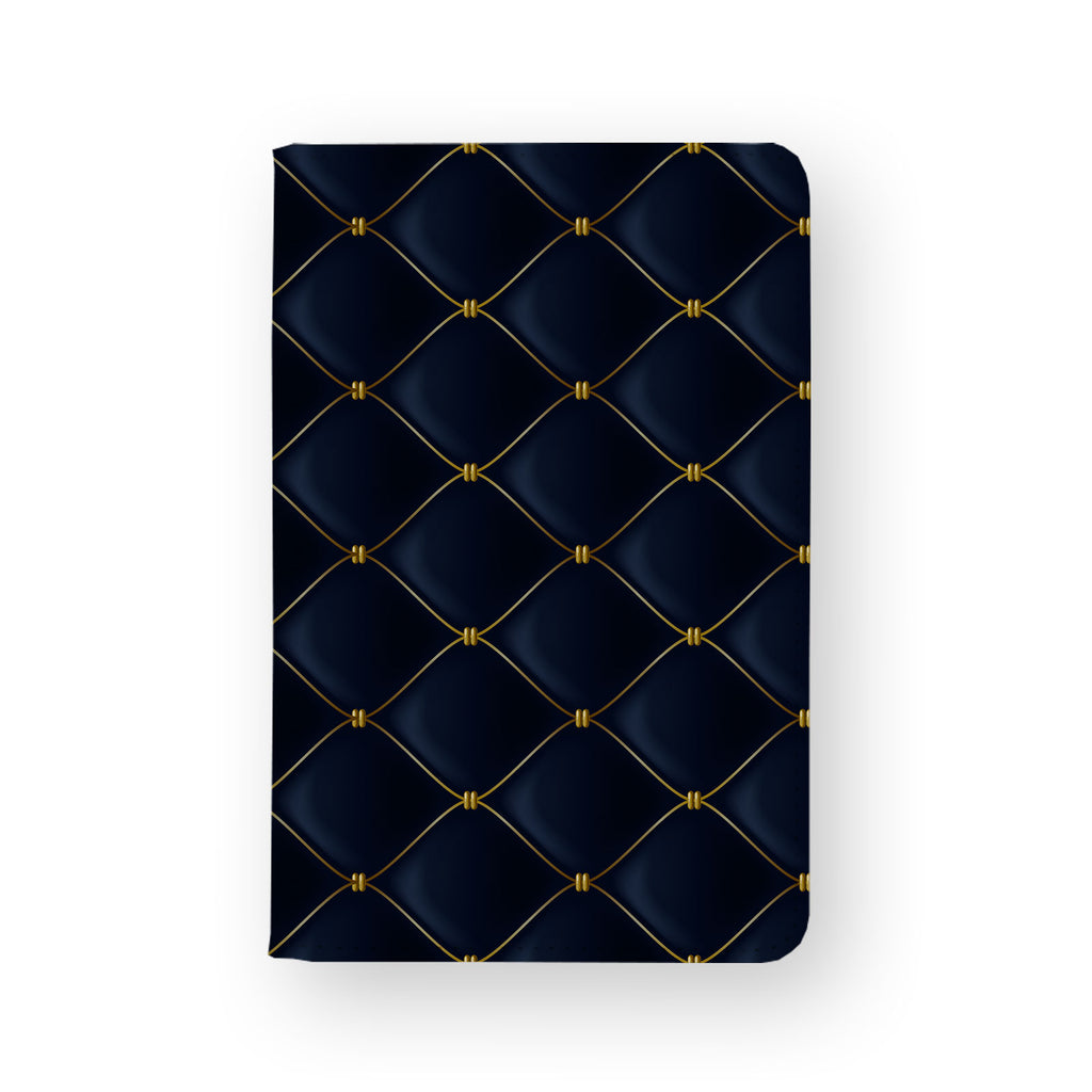 front view of personalized RFID blocking passport travel wallet with 02 design