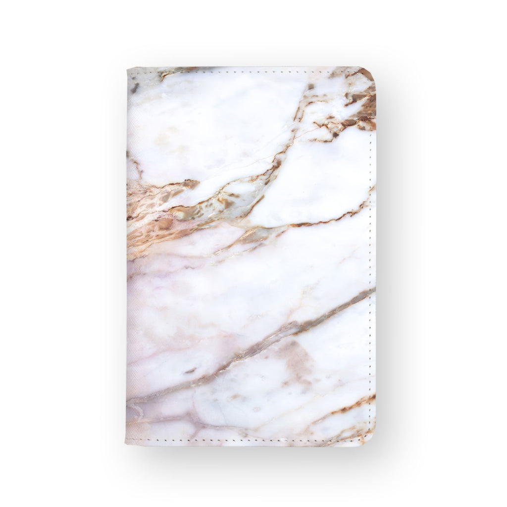 front view of personalized RFID blocking passport travel wallet with 02 design