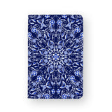 front view of personalized RFID blocking passport travel wallet with 04 design