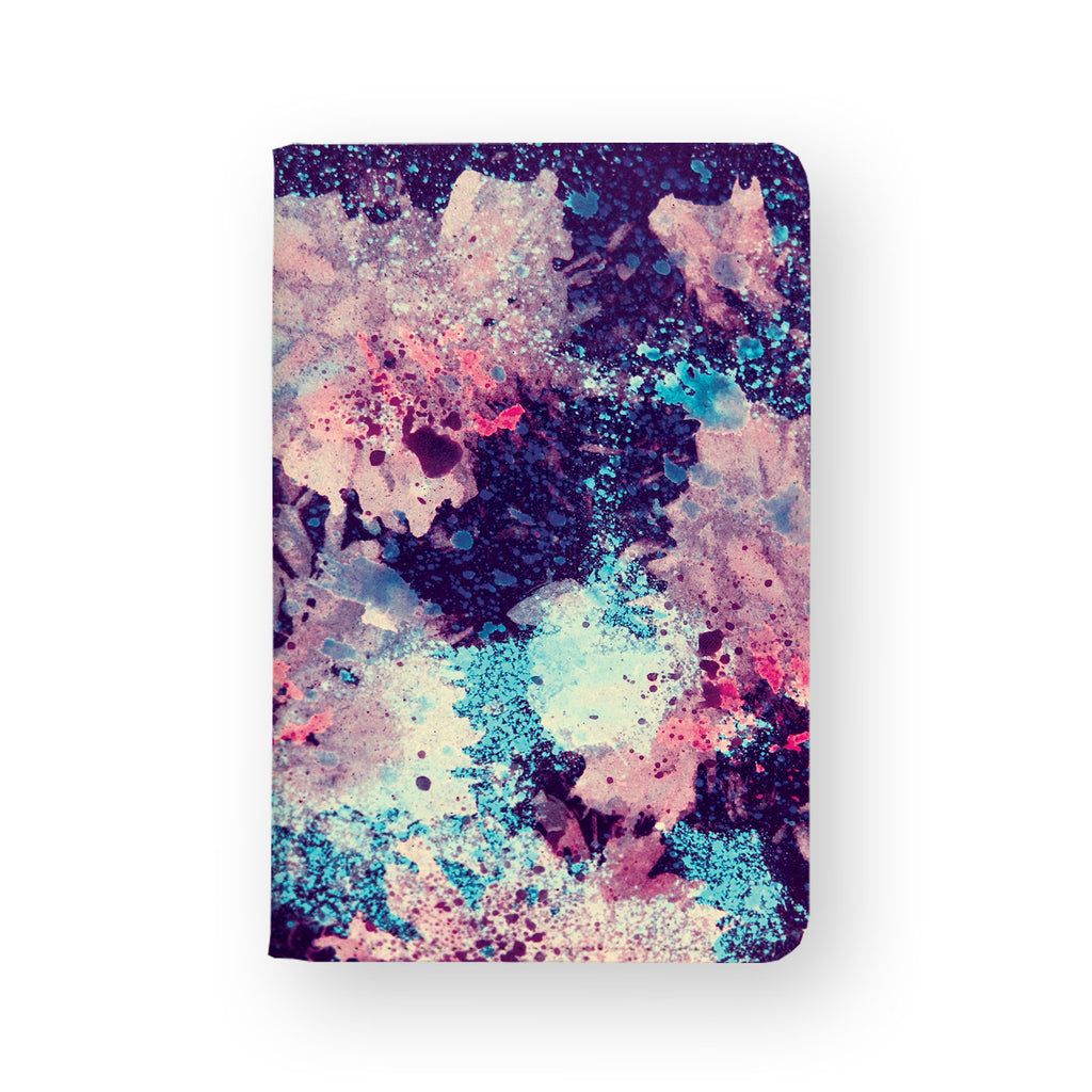 front view of personalized RFID blocking passport travel wallet with 03 design