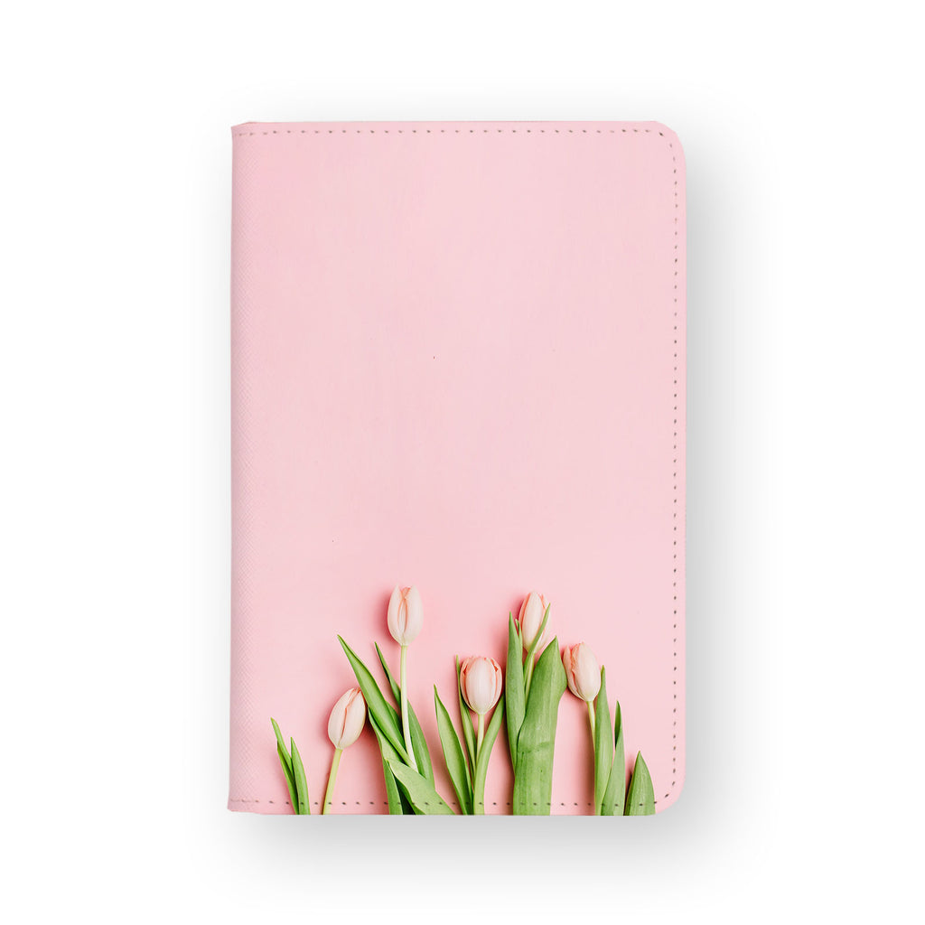 front view of personalized RFID blocking passport travel wallet with 04 design