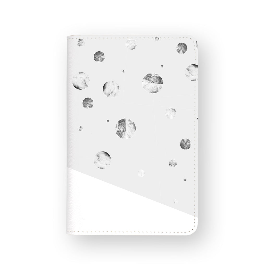 front view of personalized RFID blocking passport travel wallet with 04 design