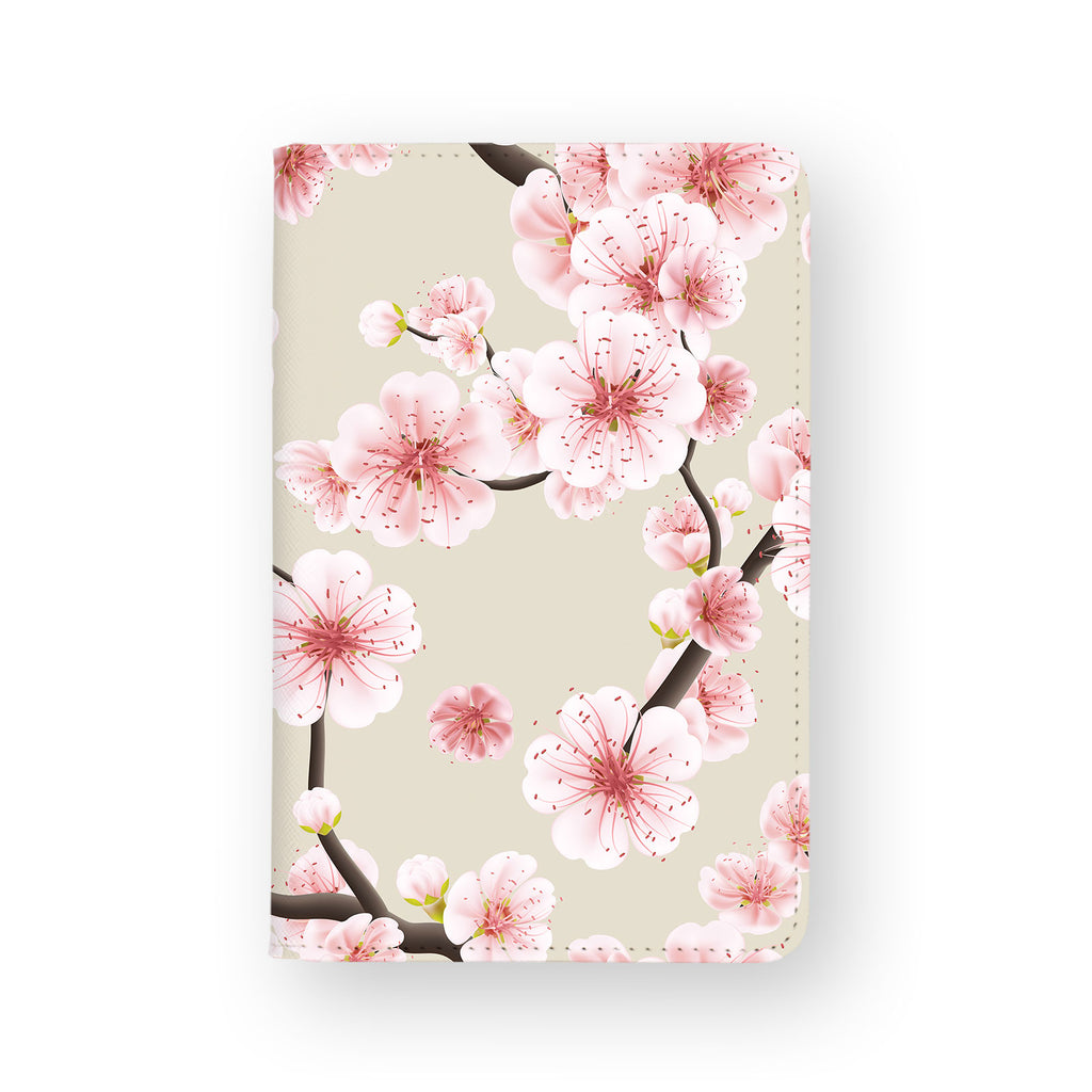 front view of personalized RFID blocking passport travel wallet with 03 design