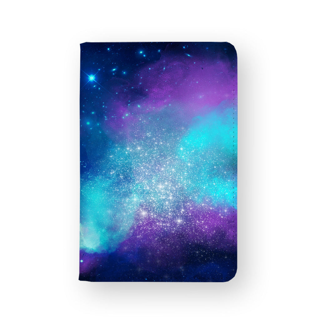 front view of personalized RFID blocking passport travel wallet with 03 design