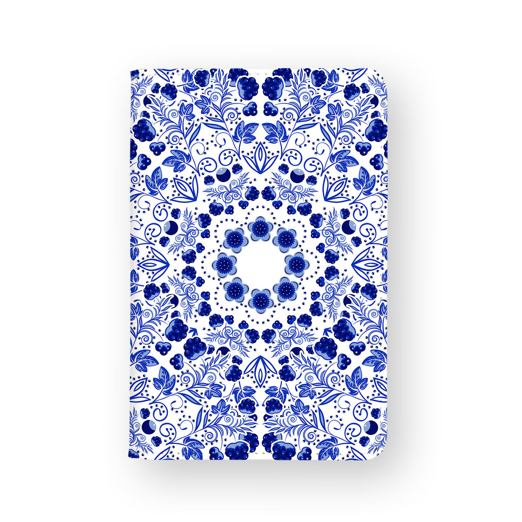 front view of personalized RFID blocking passport travel wallet with 03 design