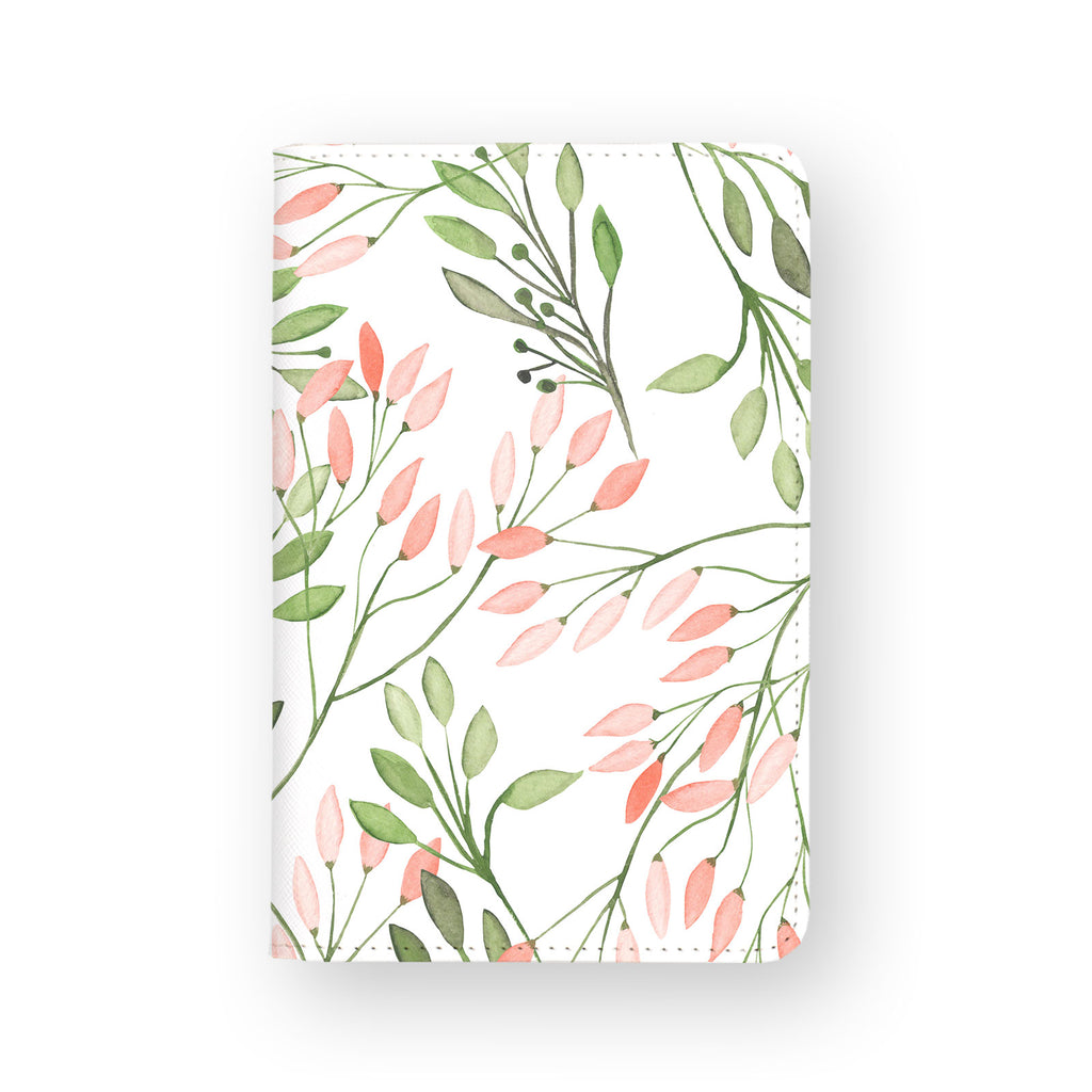 front view of personalized RFID blocking passport travel wallet with 05 design