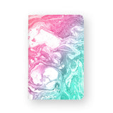 front view of personalized RFID blocking passport travel wallet with 02 design