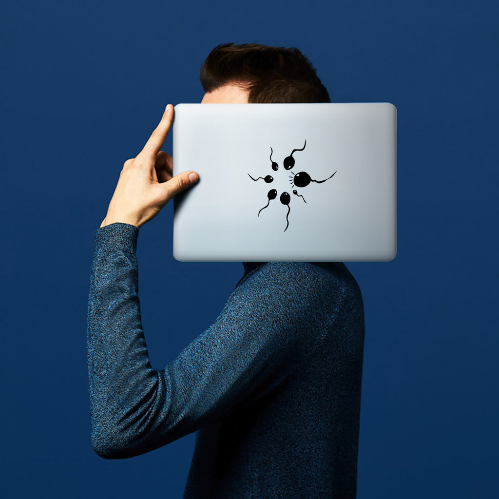 The form-fitting glossy hardshell case with Apple Logo Fun design