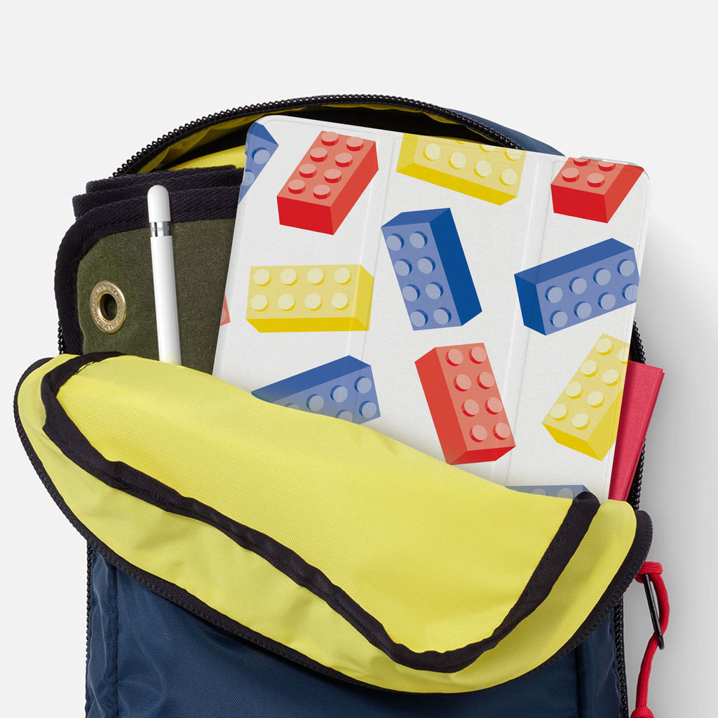 iPad SeeThru Casd with Retro Game Design has Secure closure