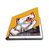 Auto wake and sleep function of the personalized iPad folio case with Cat Fun design