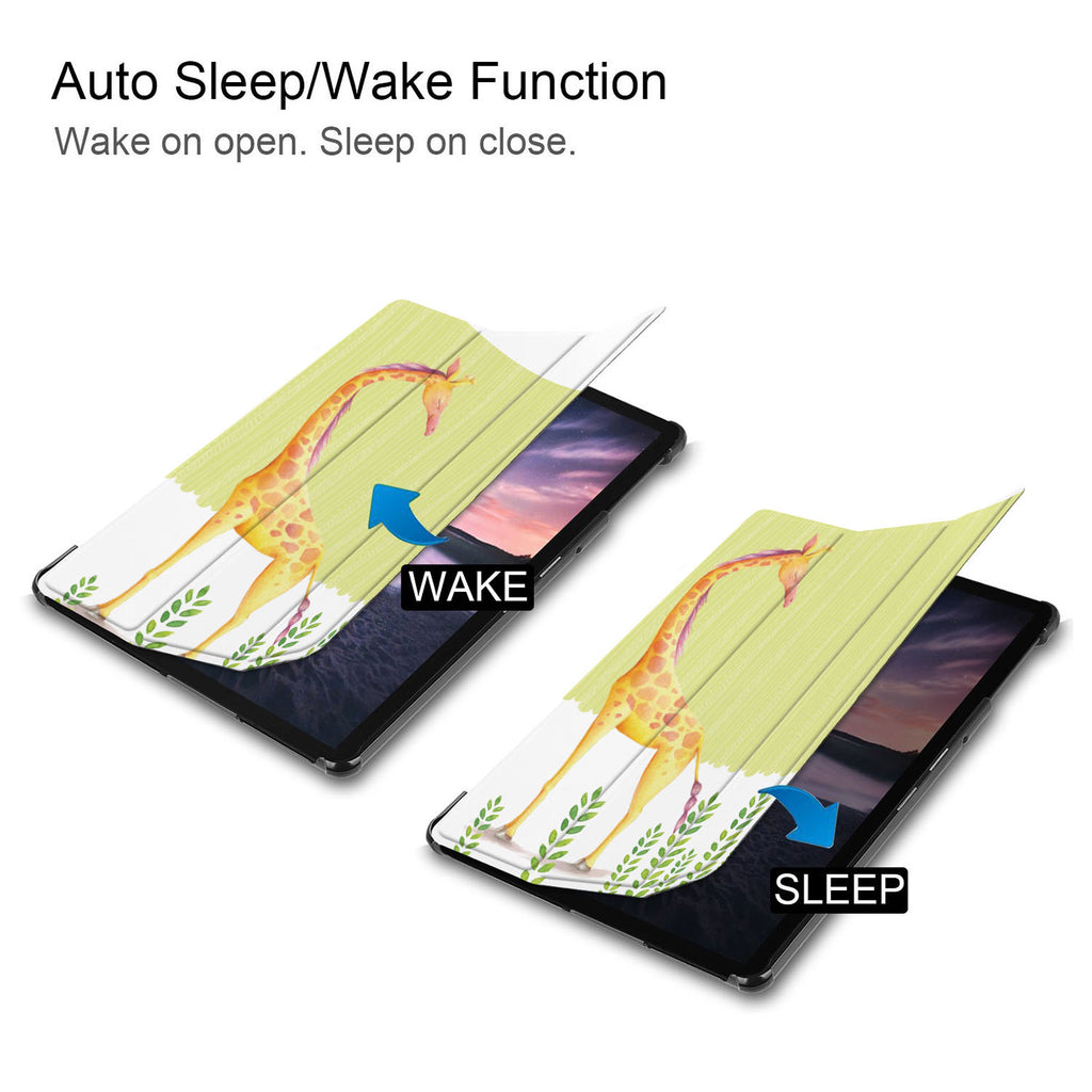 It automatically wakes your iPad when opened and sends it to sleep when closed