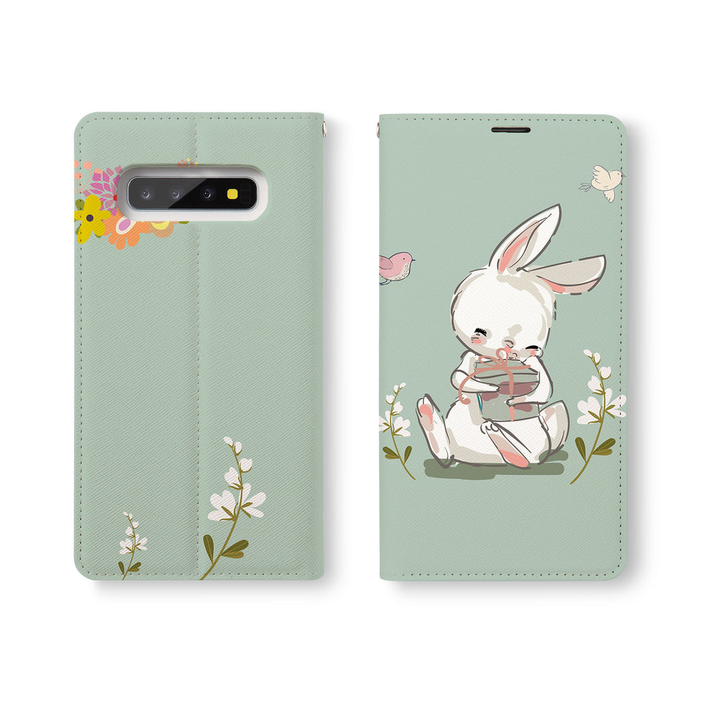 Personalized Samsung Galaxy Wallet Case with Bunny2Tang desig marries a wallet with an Samsung case, combining two of your must-have items into one brilliant design Wallet Case.