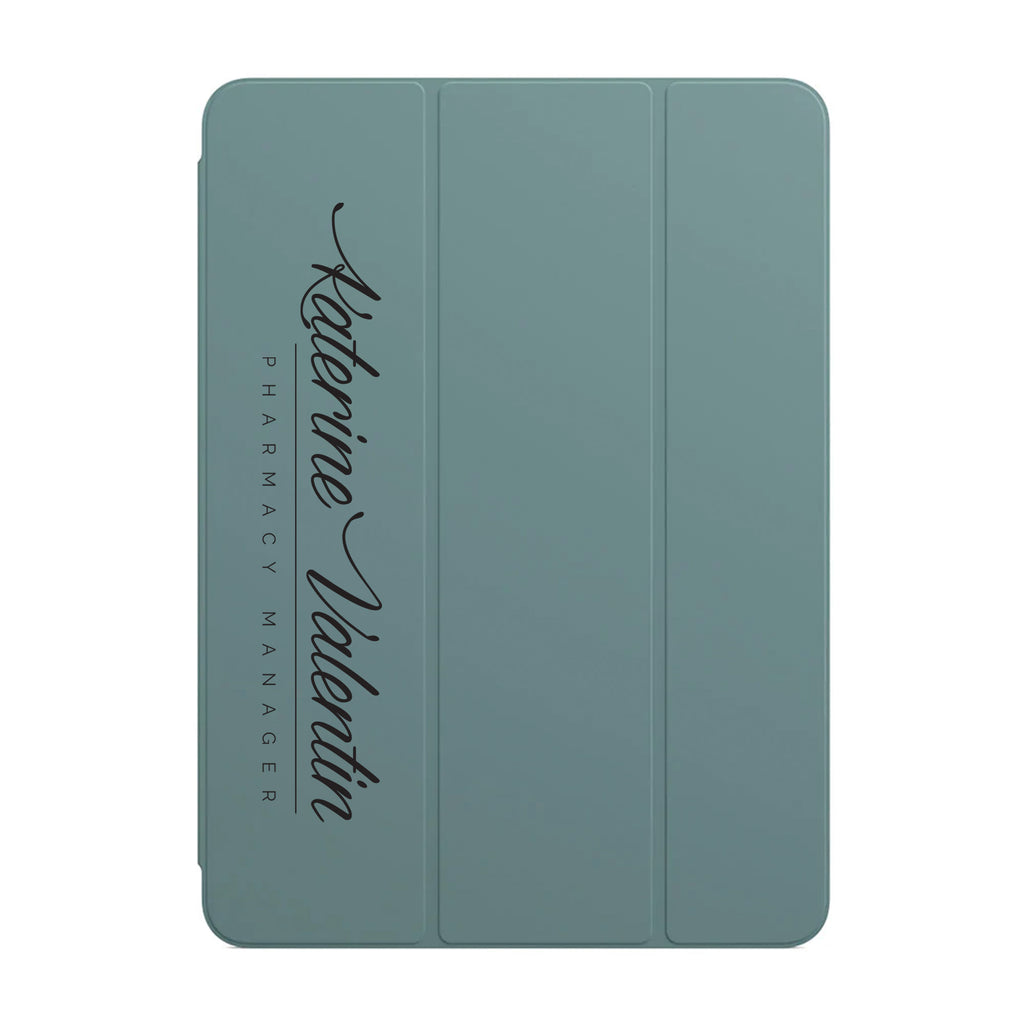 iPad Trifold Case - Signature with Occupation 7