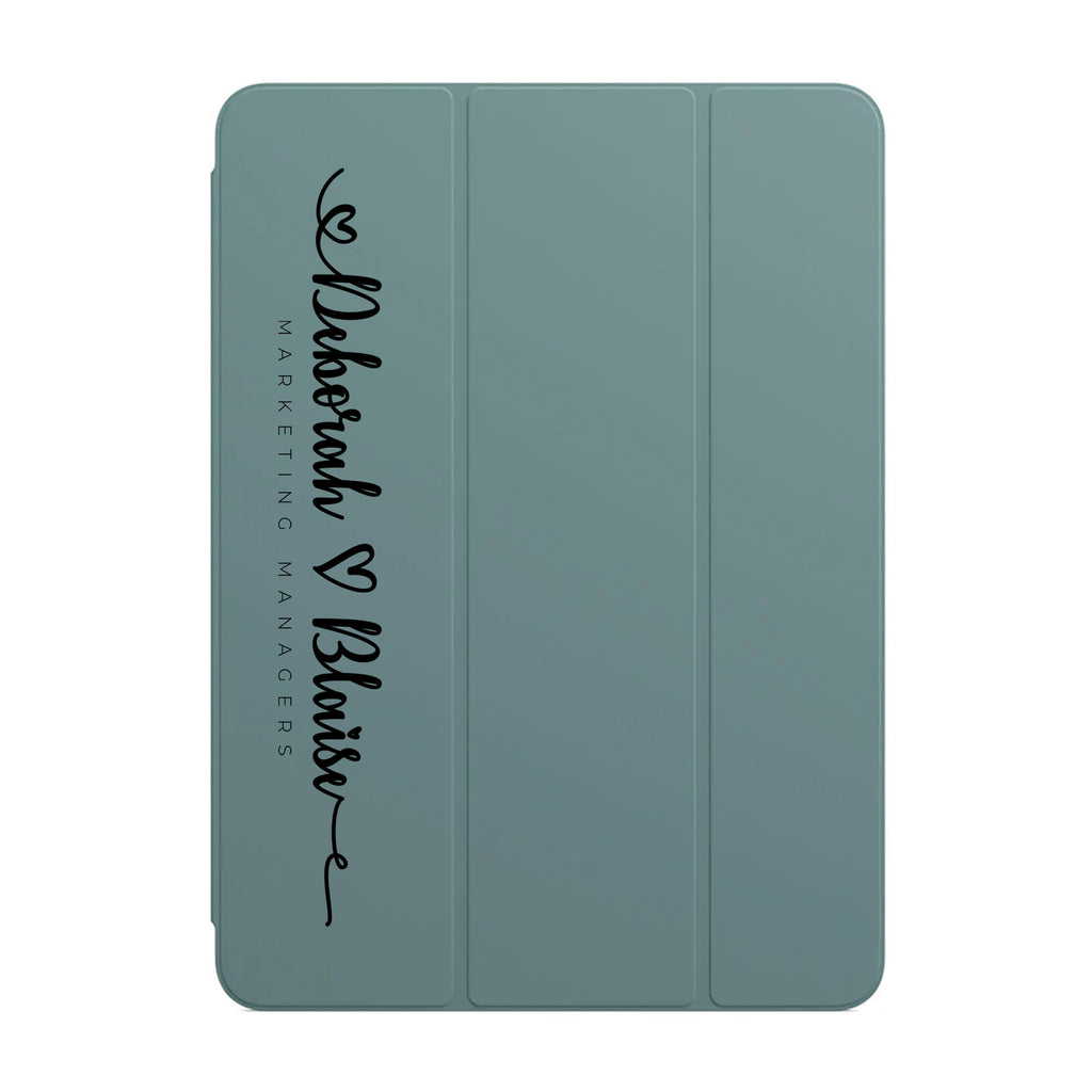 iPad Trifold Case - Signature with Occupation 2