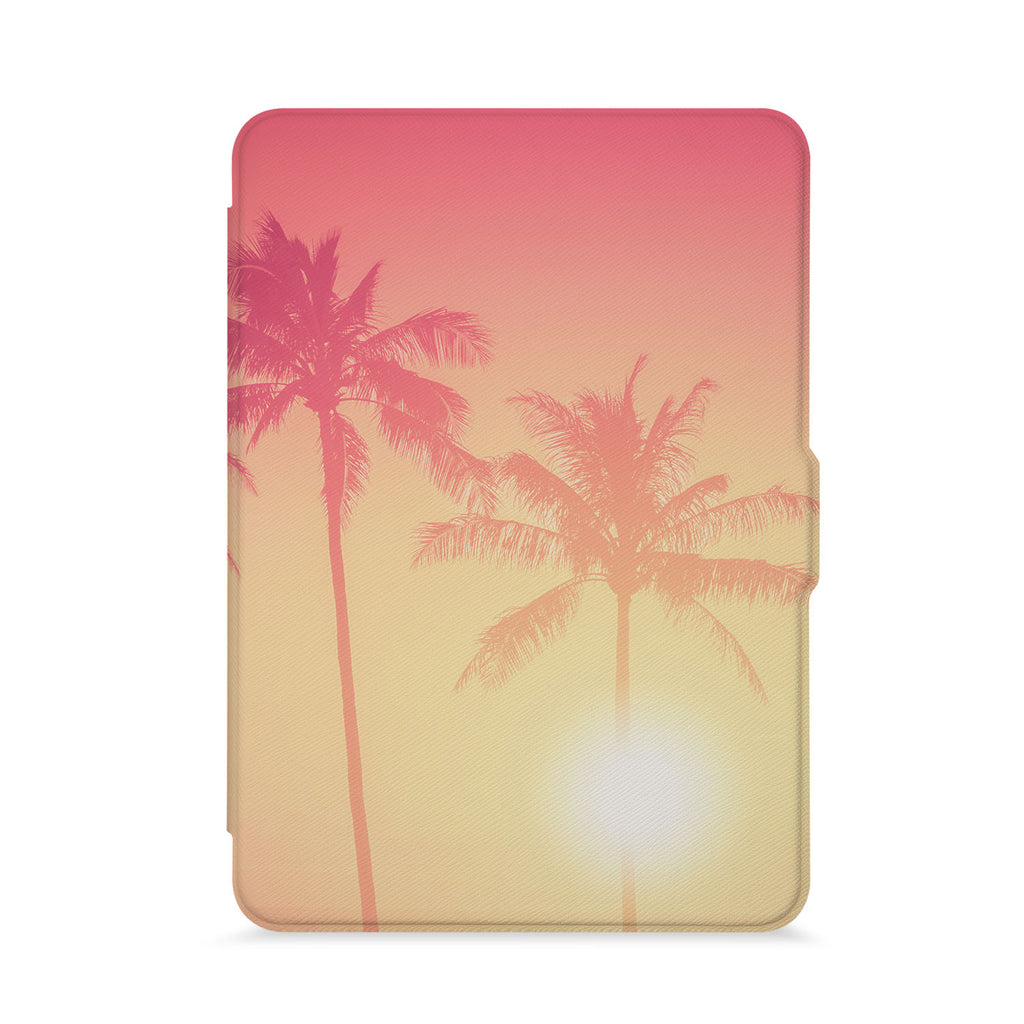 front view of personalized kindle paperwhite case with 02 design - swap