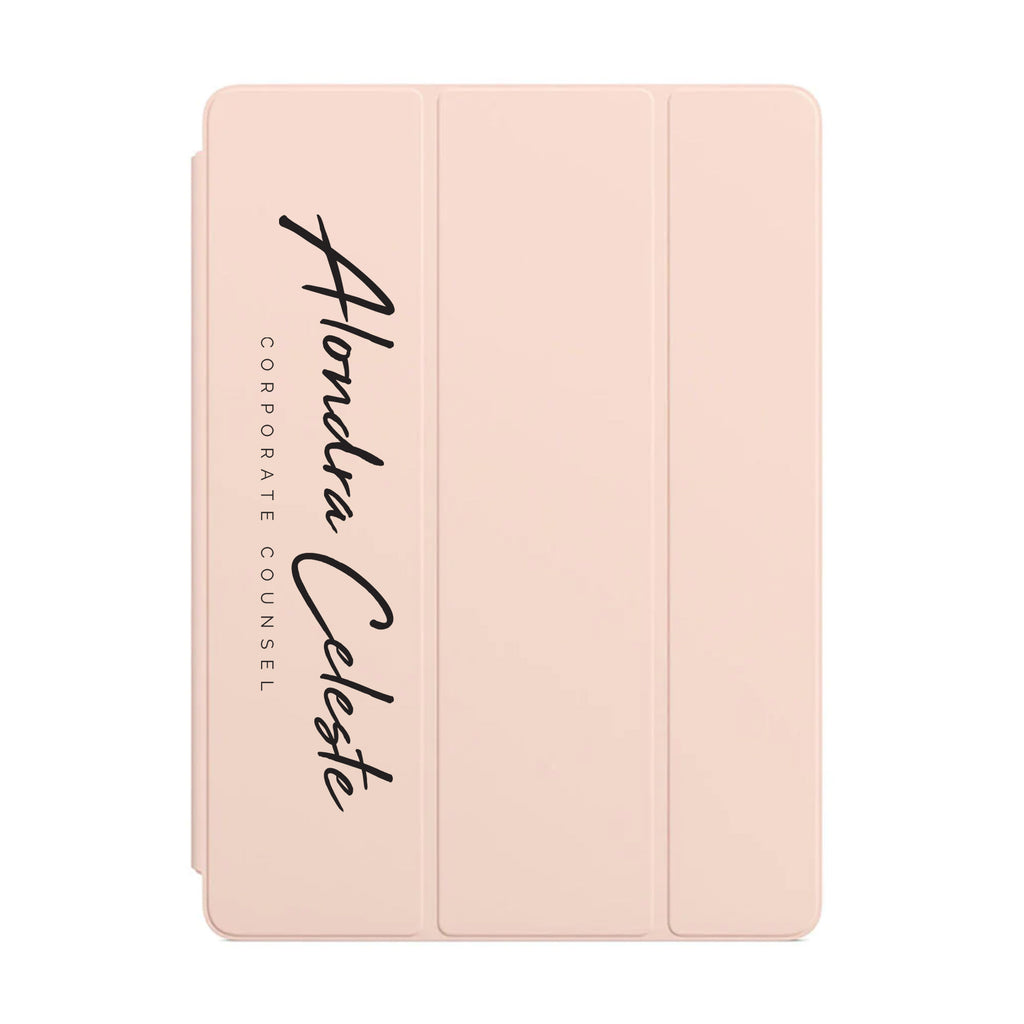 iPad Trifold Case - Signature with Occupation 22