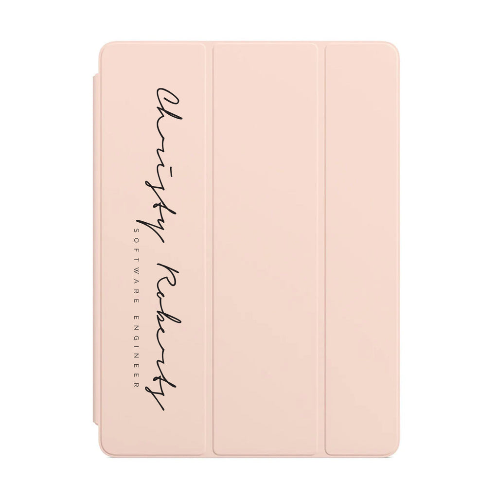 iPad Trifold Case - Signature with Occupation 23