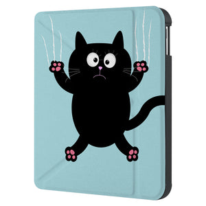 swap front and back view of personalized KOBO case and Cat Kitty design