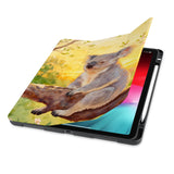 smart auto on and off features case with Australia Wild Animal design - swap