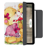 Elevate your iPad experience with the VistaCase Personalized iPad Slim Fit Case. Featuring an exquisitely detailed Bear design