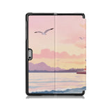 the back side of Personalized Microsoft Surface Pro and Go Case with Australia Oil Painting design