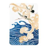 the front view of Personalized Samsung Galaxy Tab Case with Japanese Pattern design