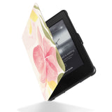 Reinforced rubber bumpers on the corners to protect your Kindle Paperwhite with Abstract design