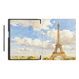 swap - Vista Case reMarkable Folio case with France Famous Attractions Design has an integrated holder for pen marker so you never have to leave your extra tech behind.