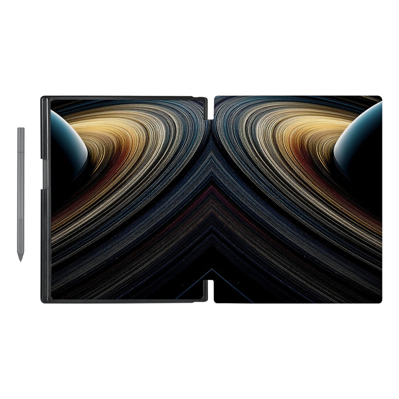 swap - Vista Case reMarkable Folio case with Universe Design has an integrated holder for pen marker so you never have to leave your extra tech behind.