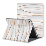 The back view of personalized iPad folio case with Luxury design - swap